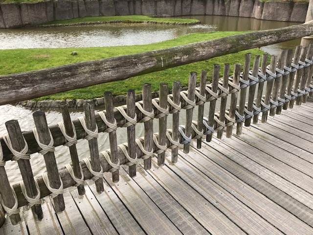 Biobased railing brug